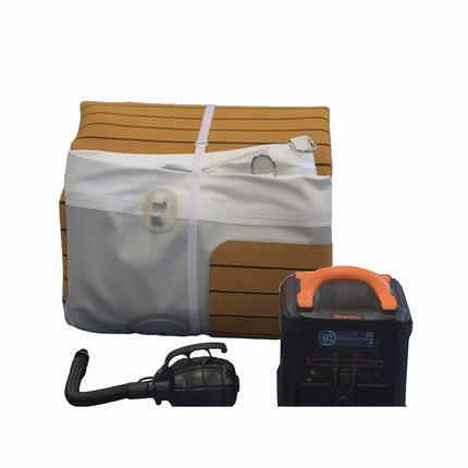 yourFloat aufblasbare Badeplattform Schwimmplattform Schwimminsel Badeinsel 4 m x 2 m x 0,2 m