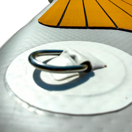 yourFloat aufblasbare Badeplattform Schwimmplattform Schwimminsel Badeinsel 4 m x 2 m x 0,2 m