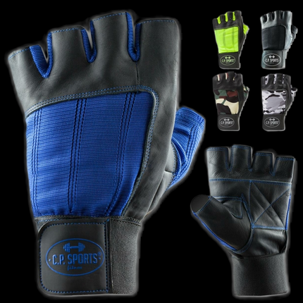 Fitness Handschuhe Leder mit Bandage - C.P. Sports F-5