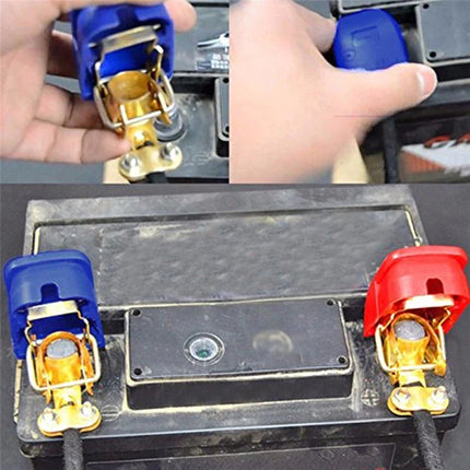 Polklemme 12V Spannverschluss mit Kappe