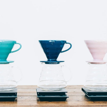Hario Colour Edition V60-02 Ceramic Dripper (with 40 Filters)