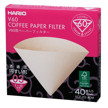 Hario V60 Papierfilter – Präzises Brewing für perfekten Pour-Over