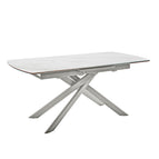 Weiss-marmoriert / Edelstahl-gebürstet