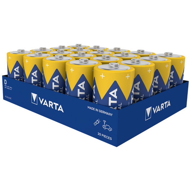 Varta Industrial Pro Mono D Batterie 4020 LR20- 20 Stück | Packung (1 Stück)