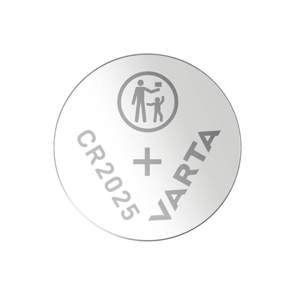 Varta Knopfzelle CR2025, 160 mAh, Lithium Coin - 1 Stück | Packung (1 Stück)