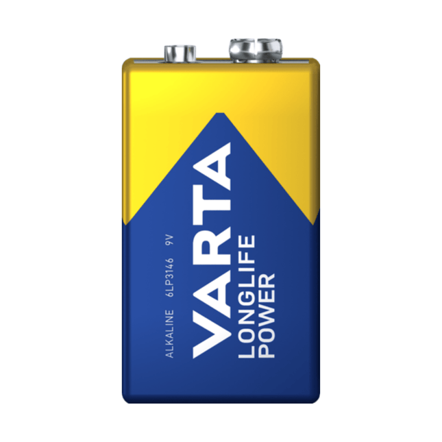 Varta Longlife Power 9V E-Block 4922 MN1604 Batterie - 1 Stück | Packung (1 Stück)