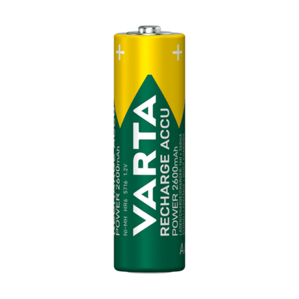 Varta Recharge Accu Power AA 2600 mAh Batterie - 4 Stück | Packung (4 Stück)