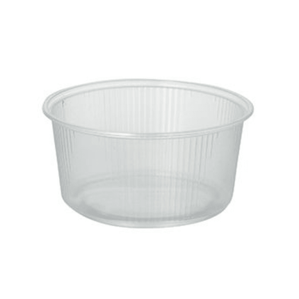 Starpak Verpackungsbecher PP rund 250 ml transparent | Folie (100 Stück)