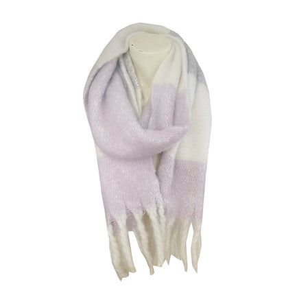 Winter Damen Schal » Winterschal Dreads Faith » warmer Damenschal mit Fransen » Winter Volumen Schal 180x50cm