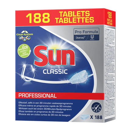 SUN Professional Classic Tabs, Reinigertabs für die Spülmaschine