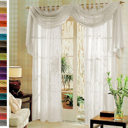 Voile komplett GARDINEN SET 3tlg.  60999