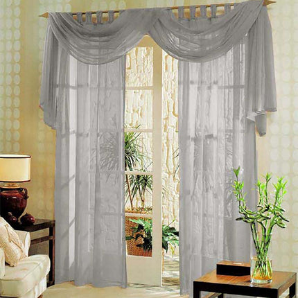 Voile komplett GARDINEN SET 3tlg.  60999