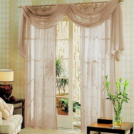 Voile komplett GARDINEN SET 3tlg.  60999