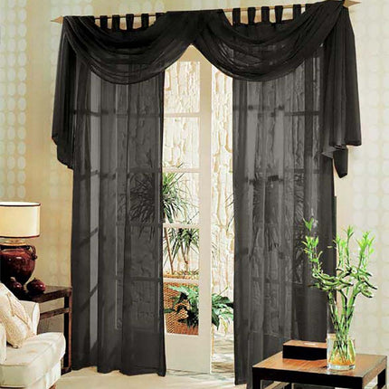 Voile komplett GARDINEN SET 3tlg.  60999