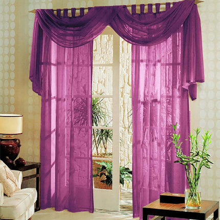Voile komplett GARDINEN SET 3tlg.  60999