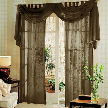 Voile komplett GARDINEN SET 3tlg.  60999