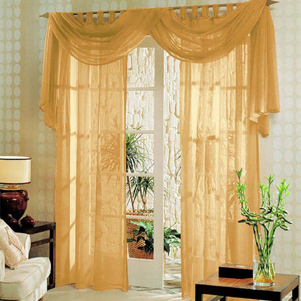 Voile komplett GARDINEN SET 3tlg.  60999