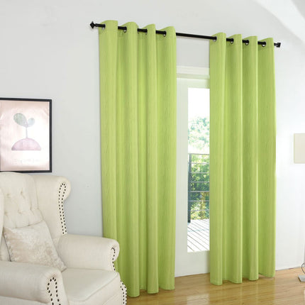 Vorhang Jacquard Deko Gardine Ösen feine Musterung blickdicht lichdurchlässig (Höhe x Breite cm) 20480