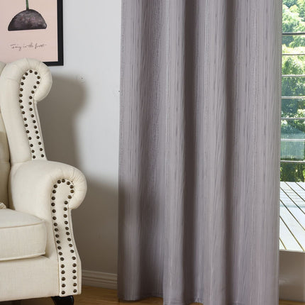 Vorhang Jacquard Deko Gardine Ösen feine Musterung blickdicht lichdurchlässig (Höhe x Breite cm) 20480