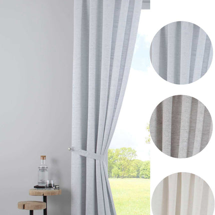 Vorhang mit Jacquardmusterung und Effektgarn »Sivas« Blickdicht verdeckte Schlaufen und Kräuselband Moderne Optik 20190350