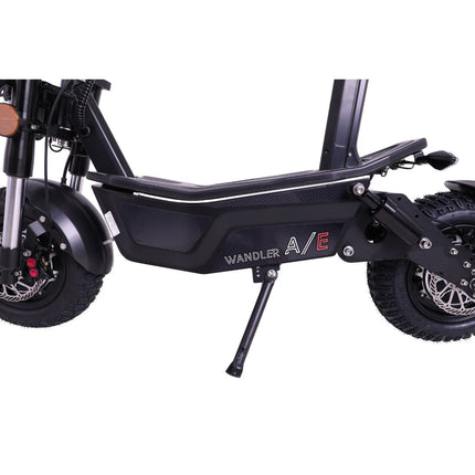 WANDLER A/E Schwarz – robuster Allrad Elektroroller 45 km/h mit Sitz