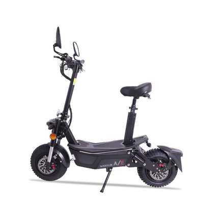 WANDLER A/E Schwarz – robuster Allrad Elektroroller 45 km/h mit Sitz
