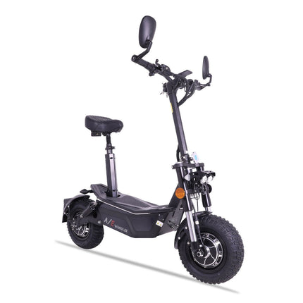 WANDLER A/E Schwarz – robuster Allrad Elektroroller 45 km/h mit Sitz