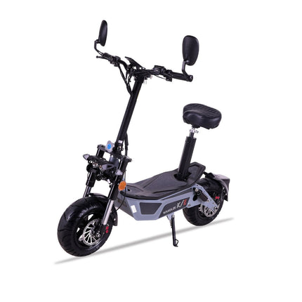 E-Scooter WANDLER-L/E - 20km/h - bis 140kg - mit Straßenzulassung - grau