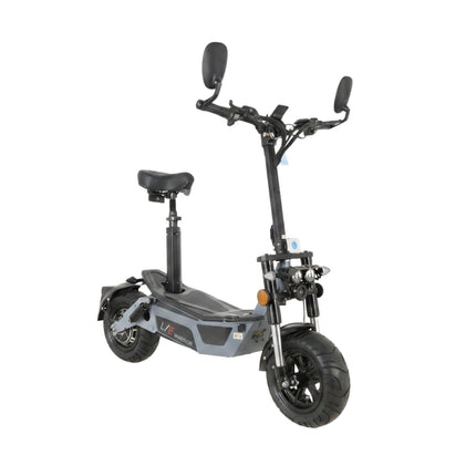WANDLER L/E Grau – Leichtmofa 20 km/h mit Sitz für Stadt & Alltag