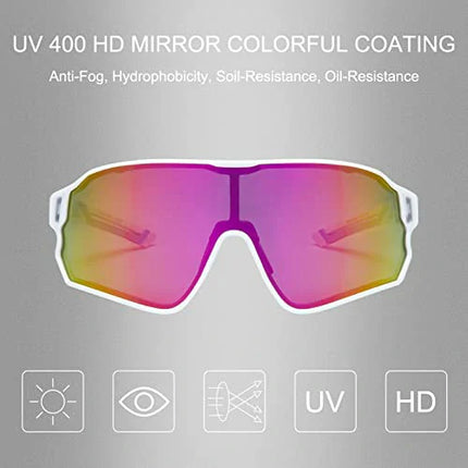 Polarisierte Sportbrille für Radfahrer (UV-Schutz)