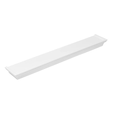 Wandregal weiß Landhaus Bücherregal 15-61 cm Wandboard Hängeregal Schweberegal