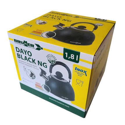 Camping Wasserkessel DAYO BLACK von Brunner