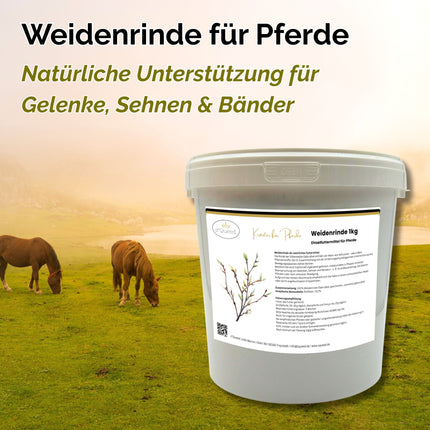Weidenrinde Pferd geschnitten 1kg