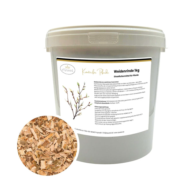 Weidenrinde Pferd geschnitten 1kg