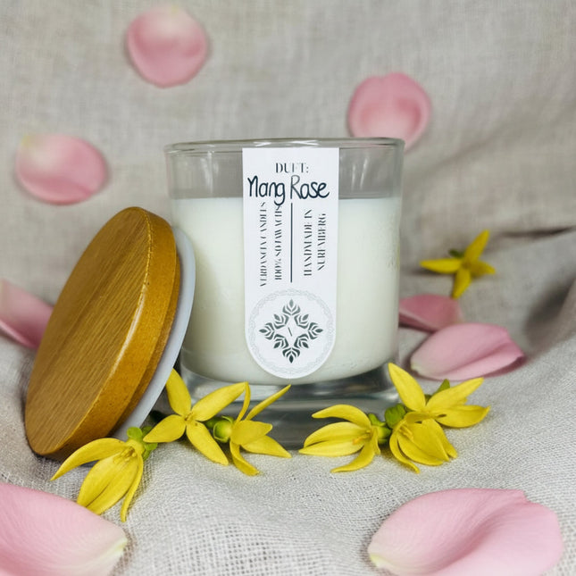 Ylang Rose | Duftkerze Sojawachs – Ylang Ylang & Rose – blumig & elegant