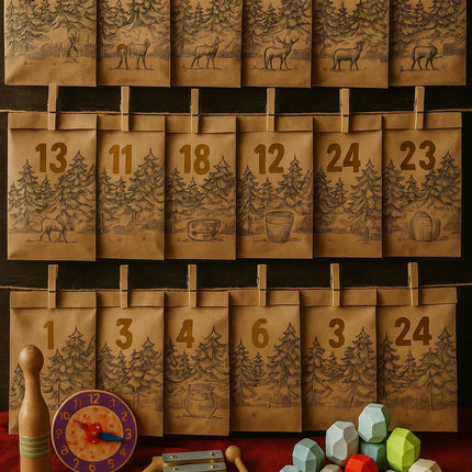 Kinder Lernfreude im Advent – Montessori Adventskalender mit Spielwert 🌲