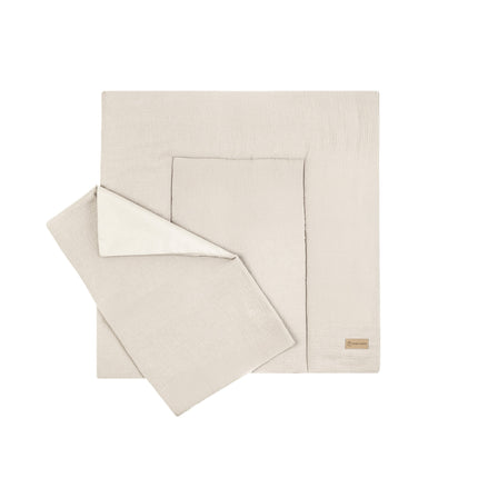 Wickelauflage Musselin mit Unterlage – natürlich & kuschelig für dein Baby