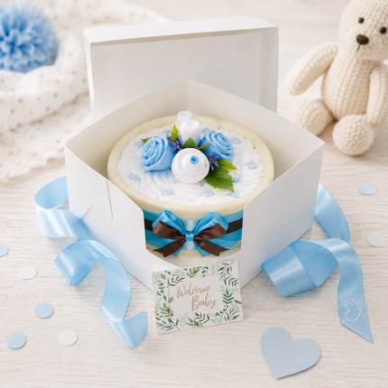 Windeltorte CAKEBOX Blau