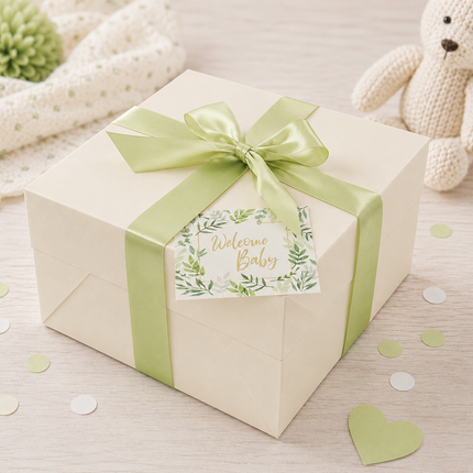 Neutrale Windeltorte CAKEBOX Grün