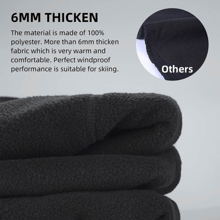 Winter Balaklava für Männer & Frauen - Thermische Gesichtsmaske mit 3D-Design, wind- und kälteisolierend