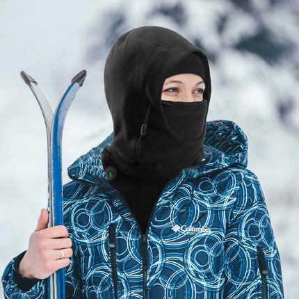 Winter Balaklava für Männer & Frauen - Thermische Gesichtsmaske mit 3D-Design, wind- und kälteisolierend