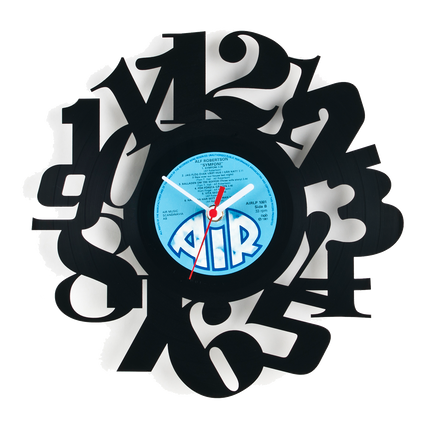 Schallplattenuhr Ziffernblatt 2