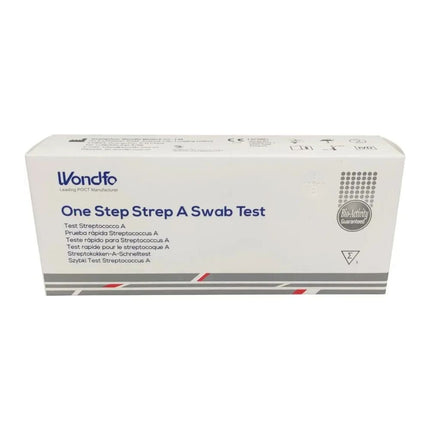 Wondfo Streptokokken A Schnelltest – Scharlach Selbsttest | Packung (1 Stück)