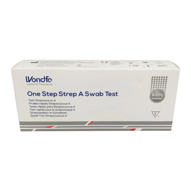 Wondfo Streptokokken A Schnelltest – Scharlach Selbsttest | Packung (1 Stück)