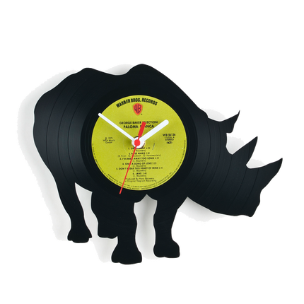 Schallplattenuhr Rhino