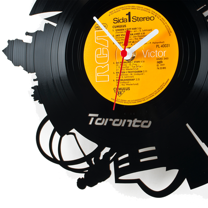 Schallplattenuhr Toronto