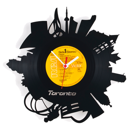 Schallplattenuhr Toronto