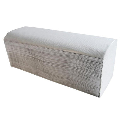 CWS Faltpapier Naturweiß, C-Falz, 1-lagig, Recycling | Karton (24 Packungen)