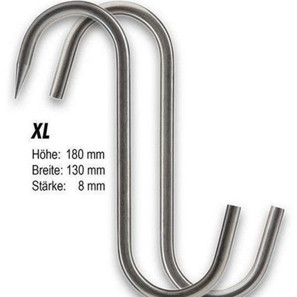 S-Haken Fleischhaken - Räuchernhaken -Verzinkt - verschiedene Varianten