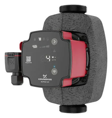 Grundfos ALPHA2 GO – Hocheffiziente Umwälzpumpe mit App-Steuerung für Heizung & Klima